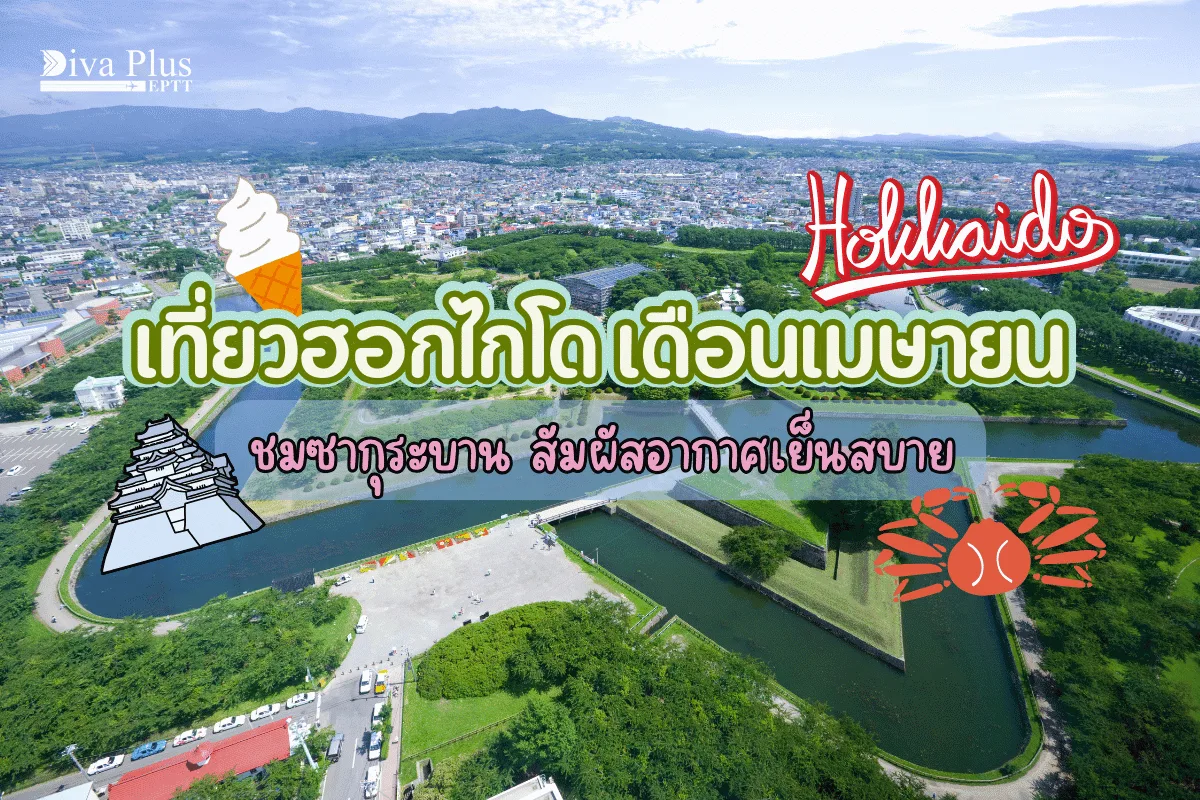 เที่ยวฮอกไกโด เดือนเมษายน ชมซากุระบาน สัมผัสอากาศเย็นสบาย