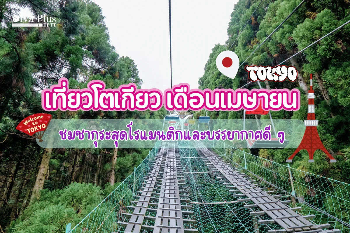 เที่ยวโตเกียว เดือนเมษายน ชมซากุระสุดโรแมนติกและบรรยากาศดี ๆ