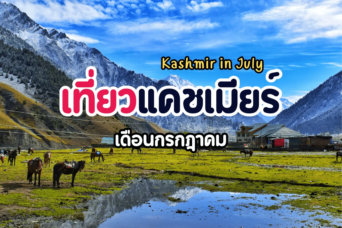 เที่ยวแคชเมียร์ เดือนกรกฎาคม สัมผัสสวิตเซอร์แลนด์แห่งอินเดีย