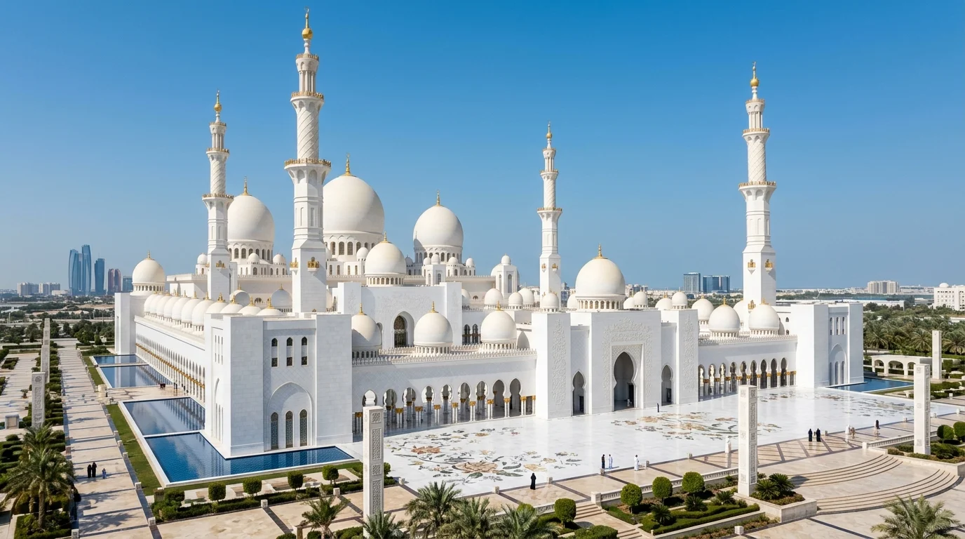 มัสยิด Sheikh Zayed Grand Mosque อาบูดาบี