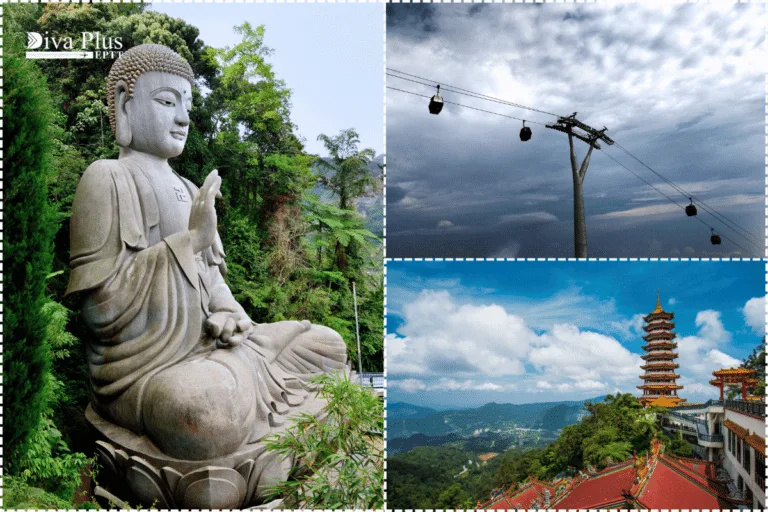 เที่ยวเก็นติ้งฤดูใบไม้ผลิ, วัดจีน Chin Swee Caves Temple, Awana SkyWay
