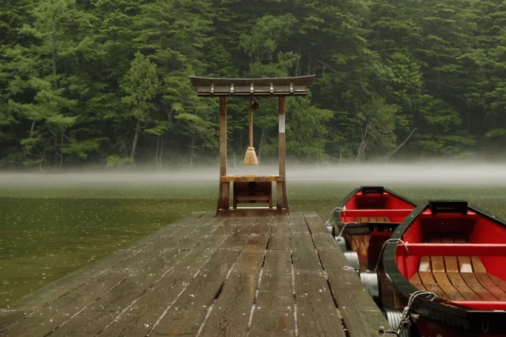 ล่องเรือไม้ที่บึงเมียวจิน