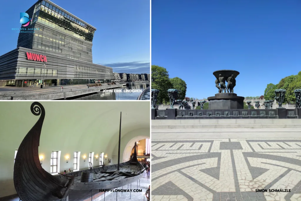 เที่ยวเมืองออสโล (Oslo), Vigeland Park, The Viking Ship Museum, พิพิธภัณฑ์ Munch
