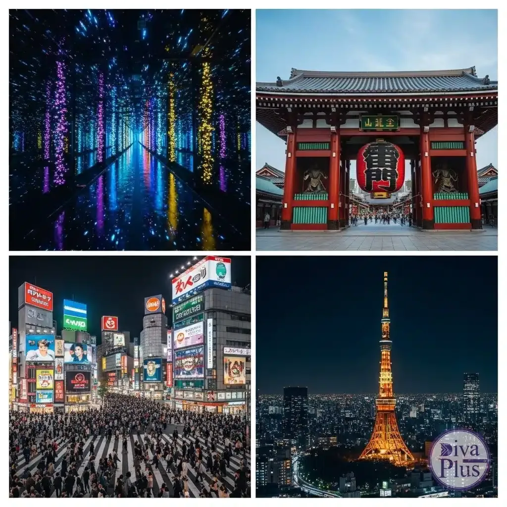 สถานที่ท่องเที่ยวยอดนิยมในโตเกียว teamLab Sensoji Shibuya